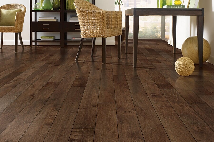 dark hardwood flooring